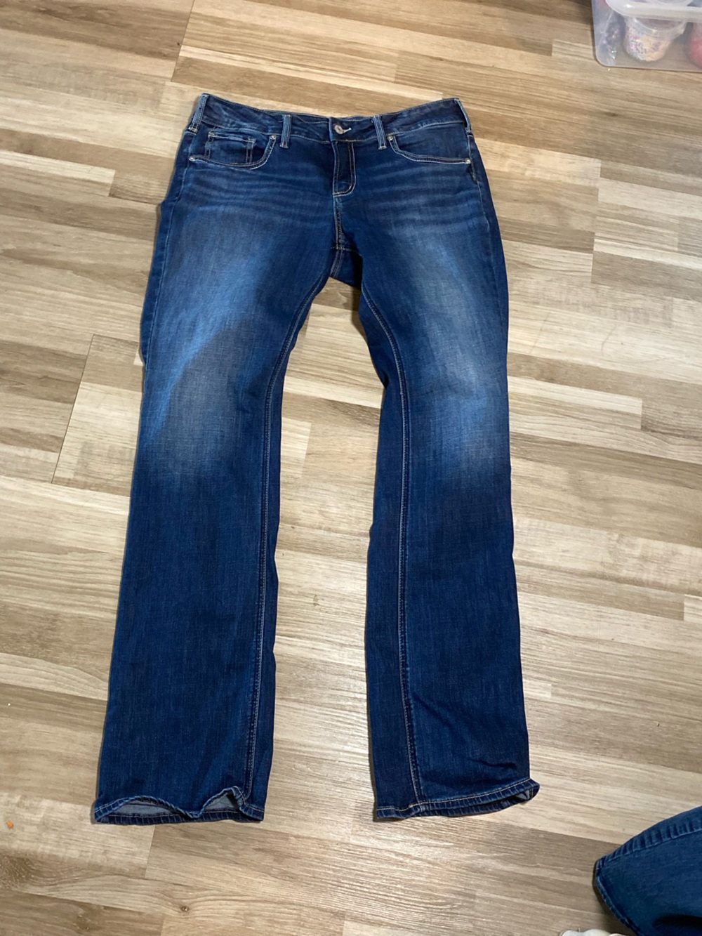Silver Jeans Deep Indigo Straight Leg Jeans